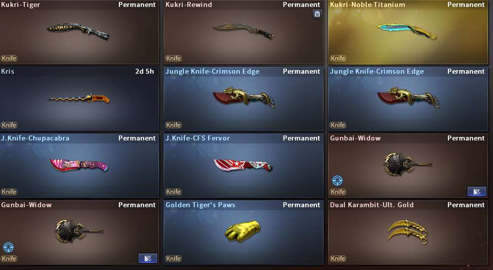 Venda de conta de jogo CrossFire